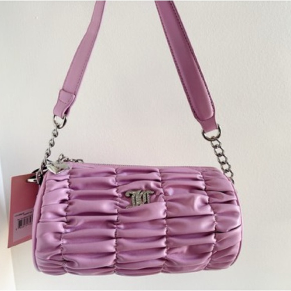 Juicy Couture Pink Satin Shoulder Bag